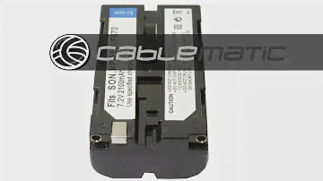 Batería compatible Sony® NP-F550 NP-F330 NP-F530 NP-F570 distribuido por CABLEMATIC ®