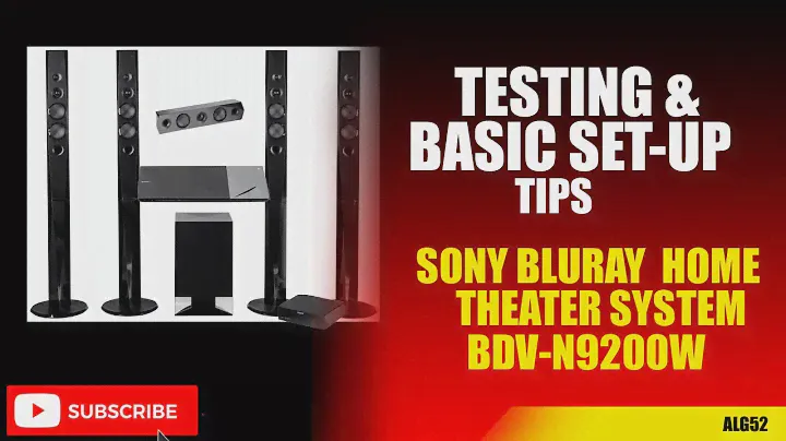 Домашний кинотеатр Sony BDV-N9200W Blu-Ray, тестирование и базовая настройка.