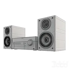 Аудиосистема Sony Cmt-Sbt100 - Аудиотехника - 3D модель