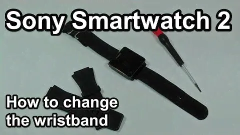 Sony Smartwatch 2 - How to change the wristband / Wie man das Armband wechselt