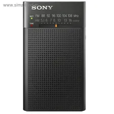 Радиоприемник Sony ICF-P26, портативный, карманный, черный