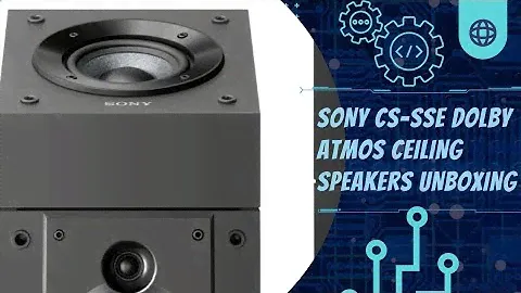 Sony SS-CSE DOLBY ATMOS CEILING HOME THEATER SPEAKERS 🔊🖥  #dolbyatmos #unboxing #Sony