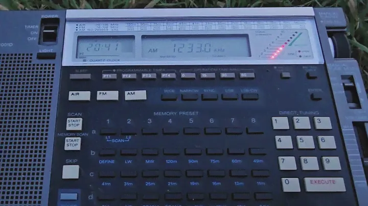 SONY ICF-2001D. 1233 кгц. Китай или Индия?