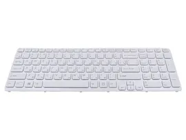 Клавиатура для Sony Vaio SVE171E13V ноутбука белая с подсветкой