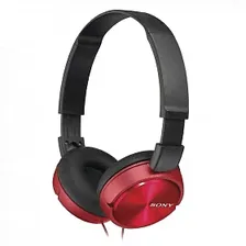 Наушники накладные Sony MDR-ZX310, проводные, красный (MDRZX310R.AE)