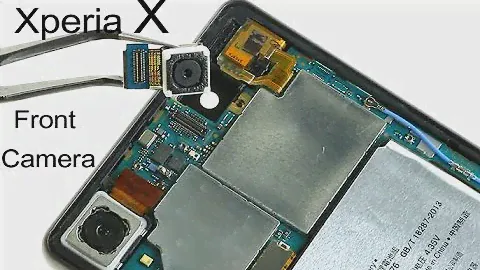 Руководство по ремонту передней камеры Sony Xperia X