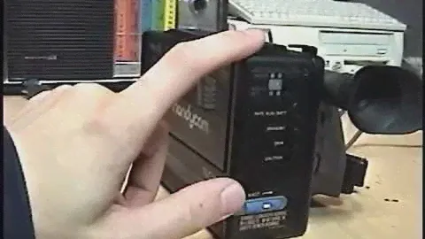 1985 first Sony Handycam CCD-M8U review & test