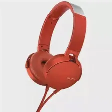 Наушники Sony MDR-XB550AP (красный)