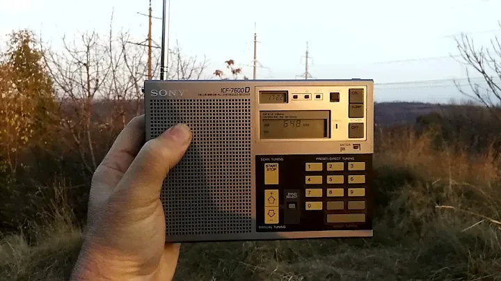 Сравнение на СВ и КВ  Sony 7600D и  Tecsun 660.