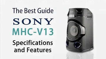 Sony MHCV13: Your Portable Party Powerhouse!