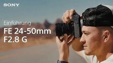 Présentation de la Sony FE 24-50mm F2.8 G Lentille