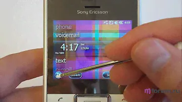 Sony Ericsson Aspen. Дисплей