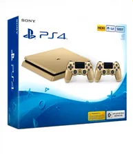 Игровая приставка Sony PlayStation 4 Slim 500GB (2016A) Золотая + Dualshock 4 Gold