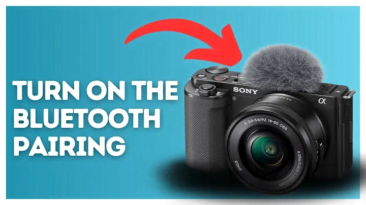 How to turn on the bluetooth pairing on Sony ZV-E10?