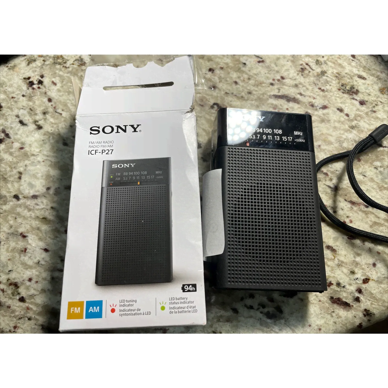 Sony ICF-P27 радиоприемники и настольные часы-3