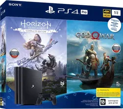 Sony Playstation 4 1Tb Pro + Horizon Zero Dawn + God of War