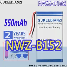 Аккумулятор GUKEEDIANZI высокой емкости NWZ-B152 (361843 2 линии) 550 мАч для Sony NWZ-B135F B152 NWZ-B172F NWZ-B162F B173F B183F