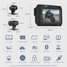 VSYS 2-канальный мотоциклетный видеорегистратор S2 SONY Starvis 1080P Bluetooth TPMS режим парковки водонепроницаемый рекордер (art.: 7a62a9129)