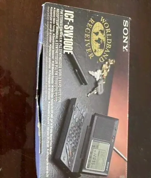 Радиоприемник sony icf-sw100e