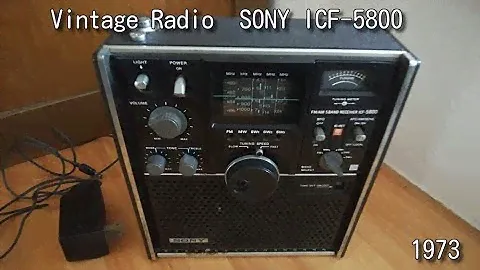 ★1973 vintage radio SONY ICF-5800