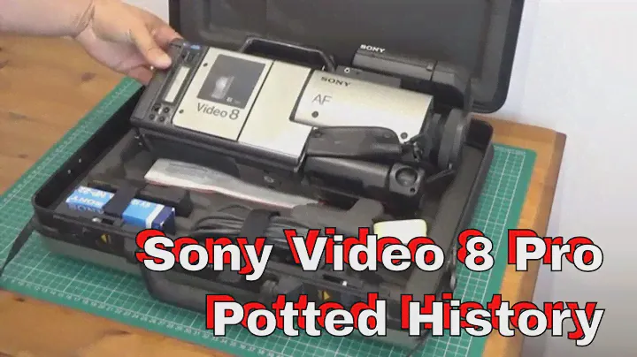 DuB-EnG: Sony Video 8 Pro Handycam Hi Digital Camera Camcorder - A potted history and old footage