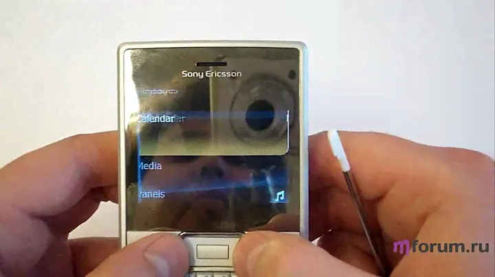 Sony Ericsson Aspen. Режим Slideview