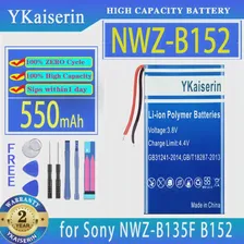 YKaiserin Аккумулятор NWZ-B152 (361843 2 линии) 550 мАч для Sony NWZ-B135F B152 NWZ-B172F NWZ-B162F B173F B183F Bateria