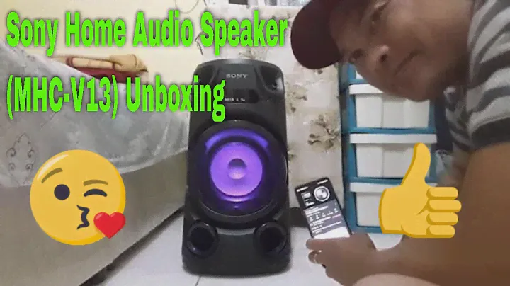 Sony Home Audio Speaker (MHC-V13)  I  Unboxing