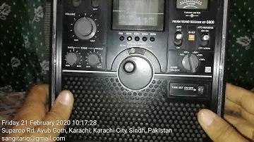 Sony ICF-5800 MW Test