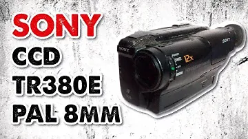 Sony 8 CCD TR380e PAL - Handycam AF