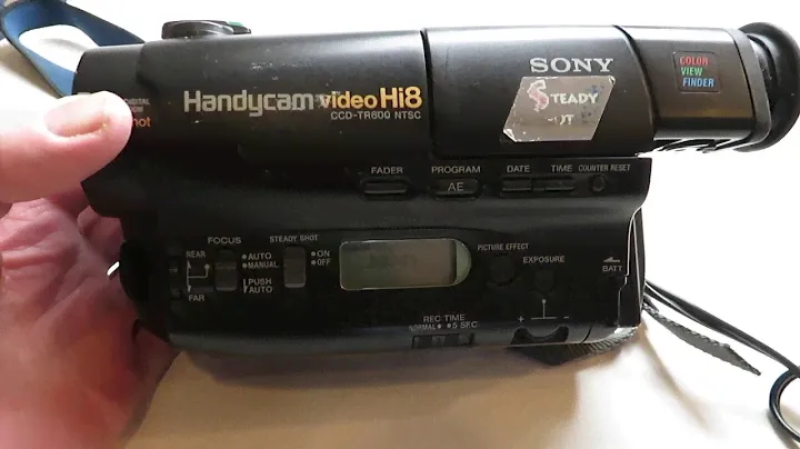 Sony Handycam Video Hi8 CCD-TR600