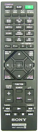 SONY RMT-AM420U пульт для музыкального центра Sony MHC-V21D и др.-0