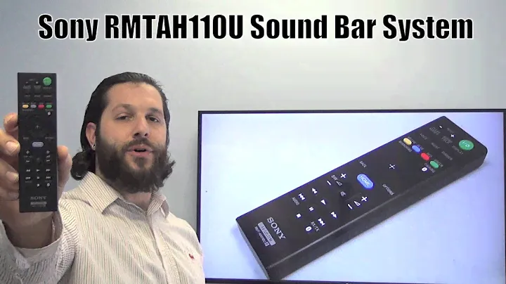 SONY RMTAH110U Sound Bar System Remote Control - www.ReplacementRemotes.com