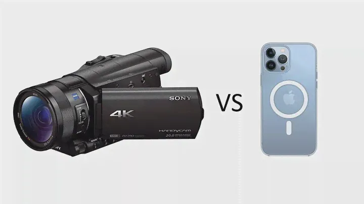 Low light test Sony FDR AX100 vs iPhone 13 pro