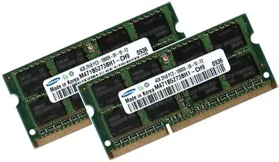 2x 4GB 8GB DDR3 1333 RAM SONY Vaio Notebook VPC-Z12G7E SAMSUNG PC3-10600S