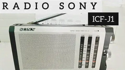 Radio Sony ICF-J1 cek sound