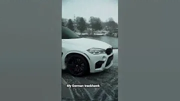 My German Trackhawk! Filmed by @kyle_yaam  #bmw #x5m #bmwm #bmwx5m