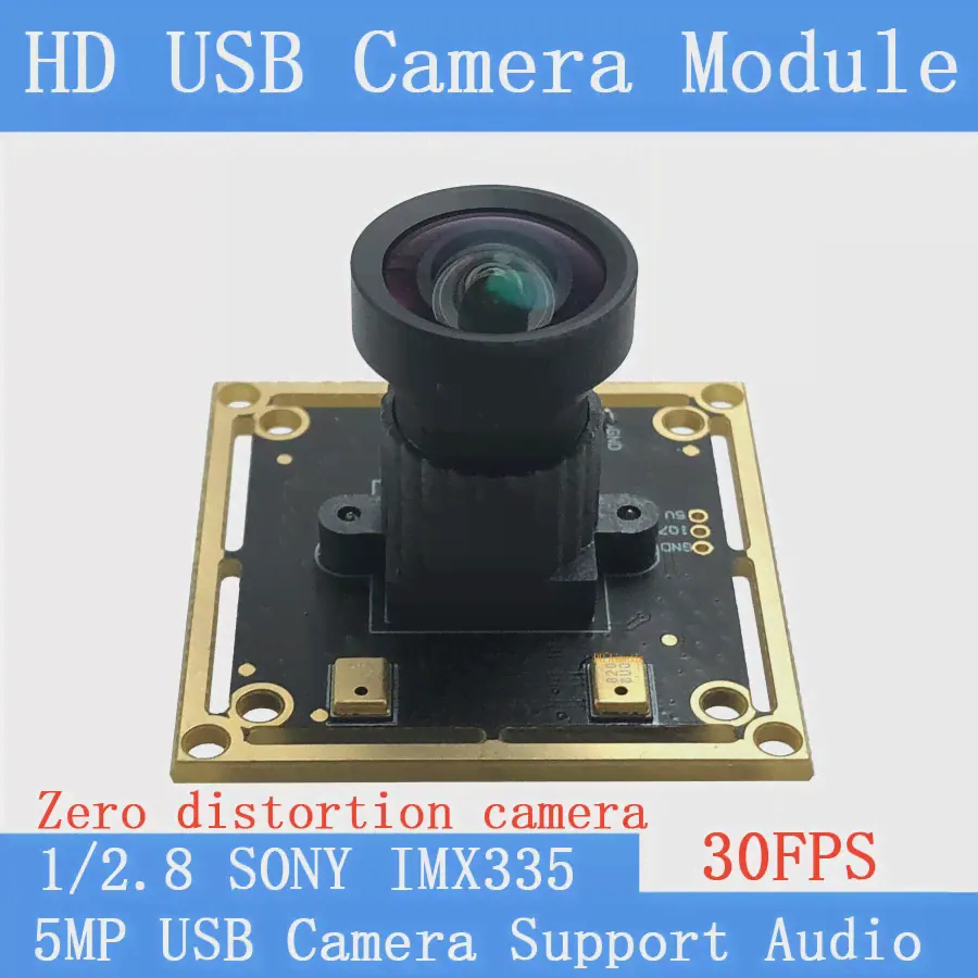 USB2.0 чистый физический с Нулевым Искажением CCTV HD 500 Вт SONY IMX335 UVC Веб-камера Промышленная 30 кадров в секунду USB Модуль Камеры Поддержка Аудио Linux-0