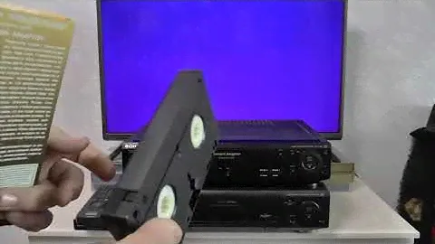 Sony SLV-E580 - video cassette recorder - видеомагнитофон - демонстрация работы.