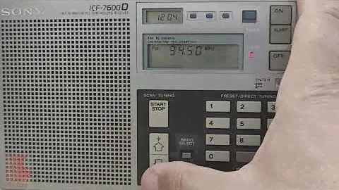 SONY ICF-7600D. Мощное прохождение на УКВ. Турция вещает из каждого утюга)))