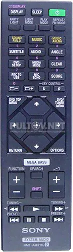 SONY RMT-AM211U пульт для музыкального центра Sony MHC-V77DW-0