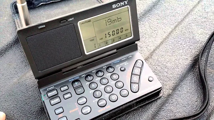 Sony ICF-SW100 vs the new Degen DE1103 DSP 15 MHz