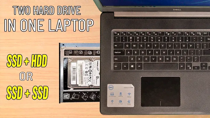 Install Second SSD / HDD Hard Drive in Laptop | How To Add a 2nd hard drive + Activate it 💽 ✔️