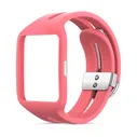 Ремень для умных часов для Sony SWR510 для SmartWatch 3, силиконовый розовый