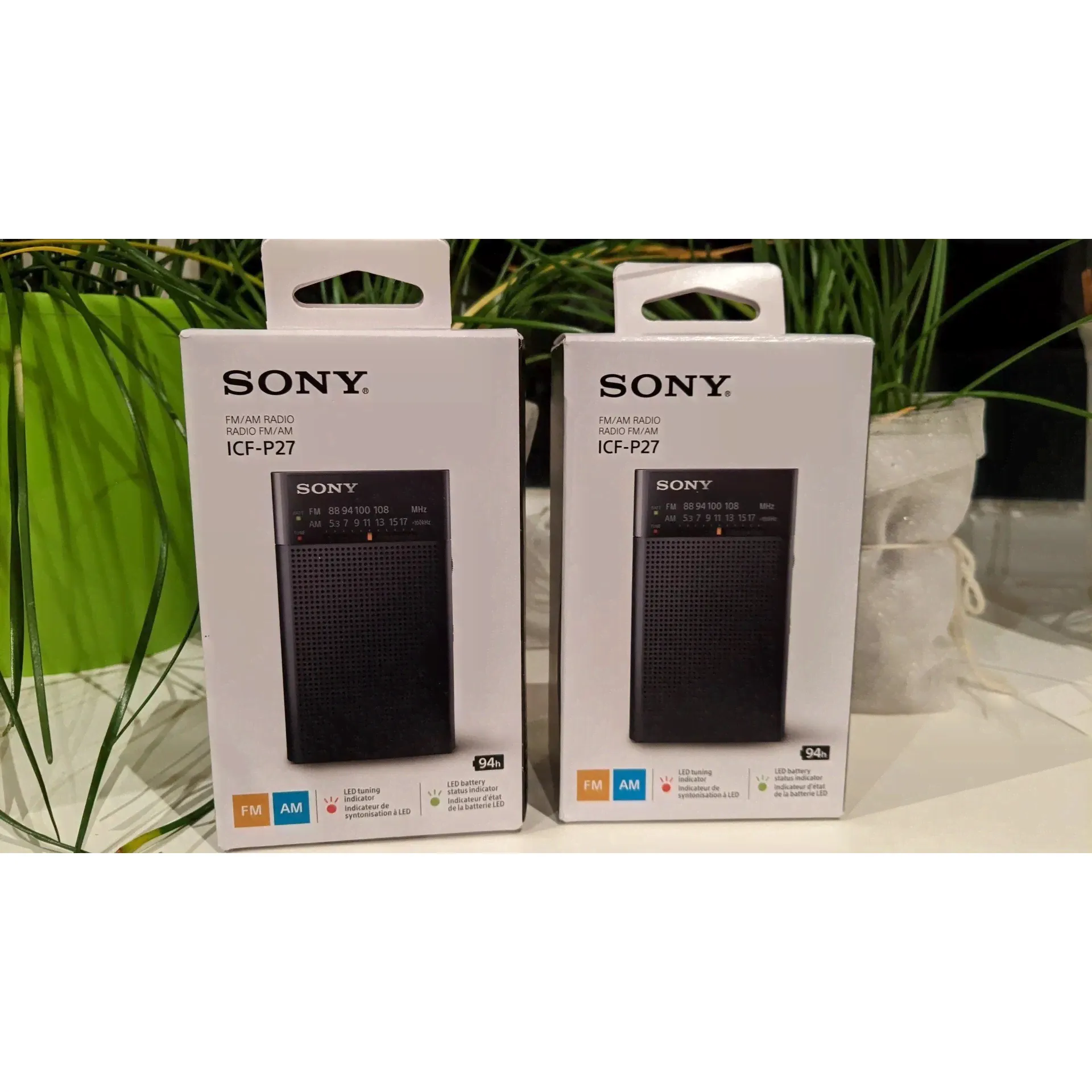 Sony ICF-P27 радиоприемники и настольные часы-0