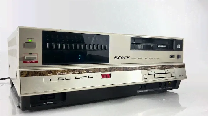 SONY SL-5000 Betamax Video Cassette Beta Recorder VCR | Untested